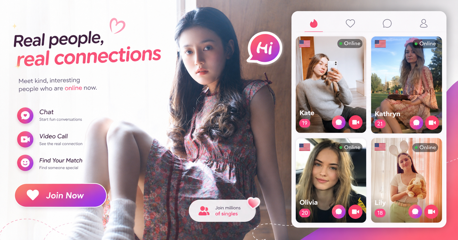 Hotchat one-on-one live chat experience
